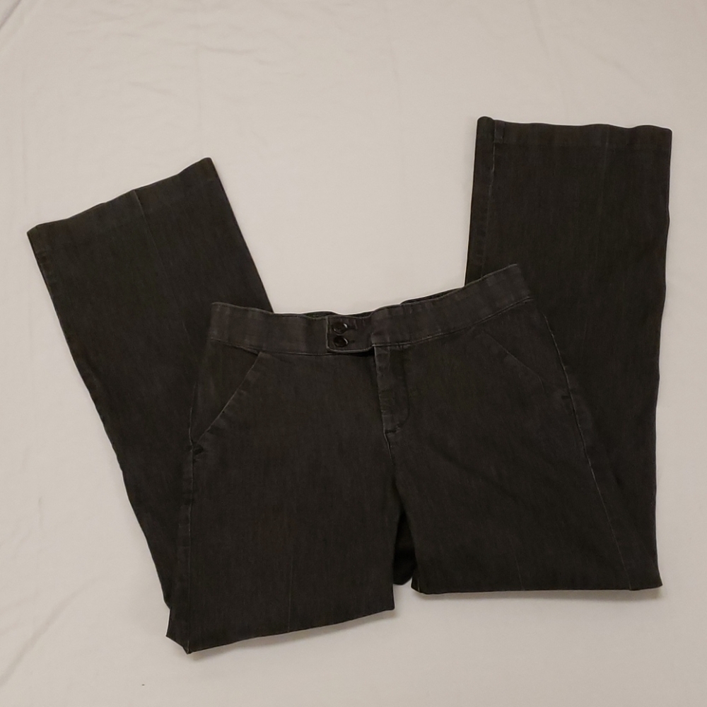 Lee No Gap Waistband Bootcut Dark Blue Jeans Women's 8